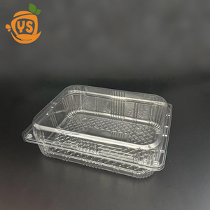 Blíster de plástico transparente OEM, caja de embalaje de alimentos para mascotas, Concha transparente reciclada para contenedores de granja, frutas, verduras, sushi - Product Image 6