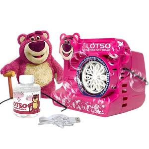 Para <span class=keywords><strong>Disney</strong></span> Kids Toy Strawberry Bear Cartoon Electric <span class=keywords><strong>Bubble</strong></span> Machine Soplador automático de burbujas de plástico-Venta al por mayor - Product Image 5