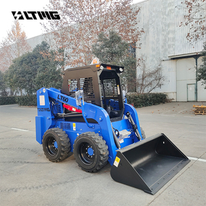 2025 ltmg nhà máy giá vừa Skid chỉ đạo Bộ nạp 830kg 850kg Tải Công suất mở Cab dễ dàng hoạt động bánh Skid chỉ đạo Bộ nạp - Product Image 4