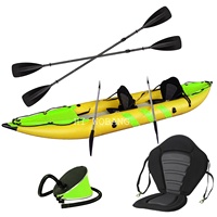 Kayak de pêche gonflable en PVC, modèle OEM d'usine, durable et sûr KAYAK-2302