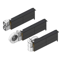 Ventilateur externe universel forcé/turbo pour carte graphique MI25/MI50/MI100, refroidisseur actif 3,5 cm