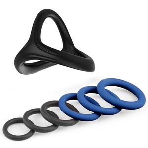 Anillo Vibrador Fino para Parejas, Estimulación del Clítoris, Juguete Sexual de Silicona, Funda Masturbadora para Hombres - Product Image 1