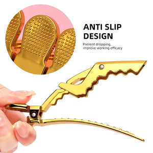 Pinza de cocodrilo para el cabello, pinzas para el cabello de peluquería, pinzas para el cabello, pinzas para el cabello de cocodrilo para barbería - Product Image 2