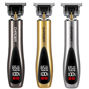 เครื่องตัดขน Chaoer ใบมีดสแตนเลสความแม่นยำ 0.1 มม. หน้าจอ LCD เครื่องตัดขนไฟฟ้าสำหรับใช้ในบ้านสำหรับผู้ชาย - Product Image 5