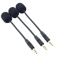 Micrófono de Condensador Flexible con Conector Mini Jack de 3.5mm para Teléfono Móvil, PC, Portátil