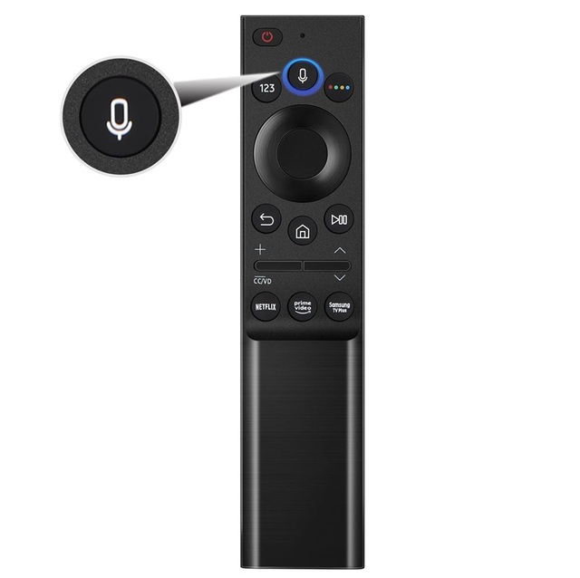 BN59-01363A Replacement Voice Remote Control Compatible with Samsung AU8000 Crystal UHD 4K Smart TV 2021 Series Smart Hub