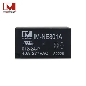 1PH 230V AC 충전기에 대한 imne801a TUV IEC61810-1 40A 250VAC 코일 12VDC DPST 2NO PCB 전원 릴레이