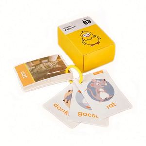 Manufacturer Flash <b>Card</b> Printing Services Custom Impresions Personalizada Didactic <b>Cards</b> Flashcards - Product Image 5