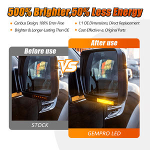 Lámpara LED de Señal de Giro para Espejo Retrovisor de 12V con Luz Ámbar Fluida, Venta al por Mayor, para Ford Expedition 1997-2007 y <span class=keywords><strong>Lincoln</strong></span> <span class=keywords><strong>Mark</strong></span> <span class=keywords><strong>LT</strong></span> 2006-2008 - Product Image 5