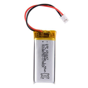 Batería de Iones de Litio 651647 de 420 mAh y 3.7 V, Polímero de Alta Calidad, Precio de Fábrica al por Mayor - Product Image 1