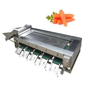 Full-automatic jujube and dates fruit juice syrup processing line apple sorter vegetable sorting grading machine for potato