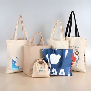 Printing Wholesale Plain <b>Canvas</b> Tote <b>Bags</b> Fabric Tote <b>Bags</b> with Custom Printed Logo Cotton Tote <b>Bag</b> Handle Shopping - Product Image 1