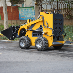 Dựa vào mini Skid chỉ đạo Bộ nạp Kubota động cơ diesel bánh xe nhỏ loader kyb xi lanh thủy lực bơm nhập khẩu động cơ miễn phí vận chuyển - Product Image 3