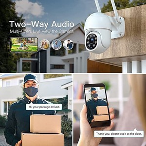 Kamera 5G/5G Dual Band WIFI nirkabel, kamera 5G dengan lampu bohlam penglihatan malam dan tampilan jarak jauh jaringan surya CCTV - Product Image 6