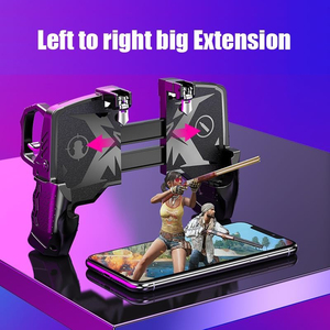 Controlador de Juegos Móvil K21 para PUBG, <span class=keywords><strong>Call</strong></span> of <span class=keywords><strong>Duty</strong></span>, Fortnite, Botones de Disparo L1R1, Gamepad Sensible para iOS y Android - Product Image 5