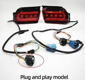 ไฟท้ายรถยนต์ดีไซน์ใหม่แบบ LED สำหรับ Toyota Prado ปี 2010-2020 12V ไฟเบรกหลัง ไฟท้าย - Product Image 3