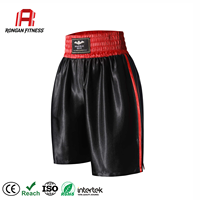 Shorts de boxe professionnels en polyester, shorts d'entraînement Muay Thai Sanda, shorts de combat à taille élastique pour la compétition et l'entraînement en salle de sport