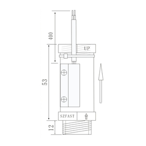 Bền FS-2P-X-2N nhựa lỏng chuyển đổi dòng chảy G1/4 inch hai dây cảm biến lưu lượng nước cho điều khiển chất lỏng Hệ thống ứng dụng - Product Image 5