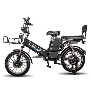 New Collection 48v 350w/500w 12+50ah Delivery Electric Bike E Bike Electra Townie Electric Bike