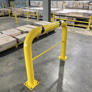 Barrière de sécurité pour machines avec rail central, en acier, haute sécurité, barrière de stationnement, protection, poteau en U - Product Image 3