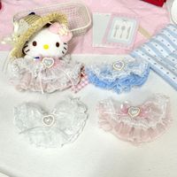 Robe de poupée princesse tutu en dentelle double couche de 10 cm de style occidental pour KT, accessoires de déguisement avec jupon