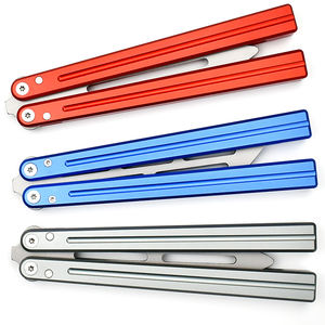 <span class=keywords><strong>Couteau</strong></span> papillon exquis en acier inoxydable lame non coupée <span class=keywords><strong>couteau</strong></span> d'entraînement pliant manche en aluminium léger <span class=keywords><strong>couteau</strong></span> oscillant <span class=keywords><strong>fantaisie</strong></span> - Product Image 4