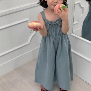 <span class=keywords><strong>Pantalones</strong></span> <span class=keywords><strong>Anchos</strong></span> de Verano para <span class=keywords><strong>Niñas</strong></span>, Estilo Coreano, Moda Infantil, 2026 - Product Image 3