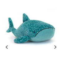 Peluche Requin Baleine en Coton PP Doux, Animal en Peluche à Poils Courts pour Enfants