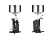 Machine de remplissage manuelle haute précision A03 pour pâtes et liquides (eau, huile, savon liquide) en bouteilles et en canettes