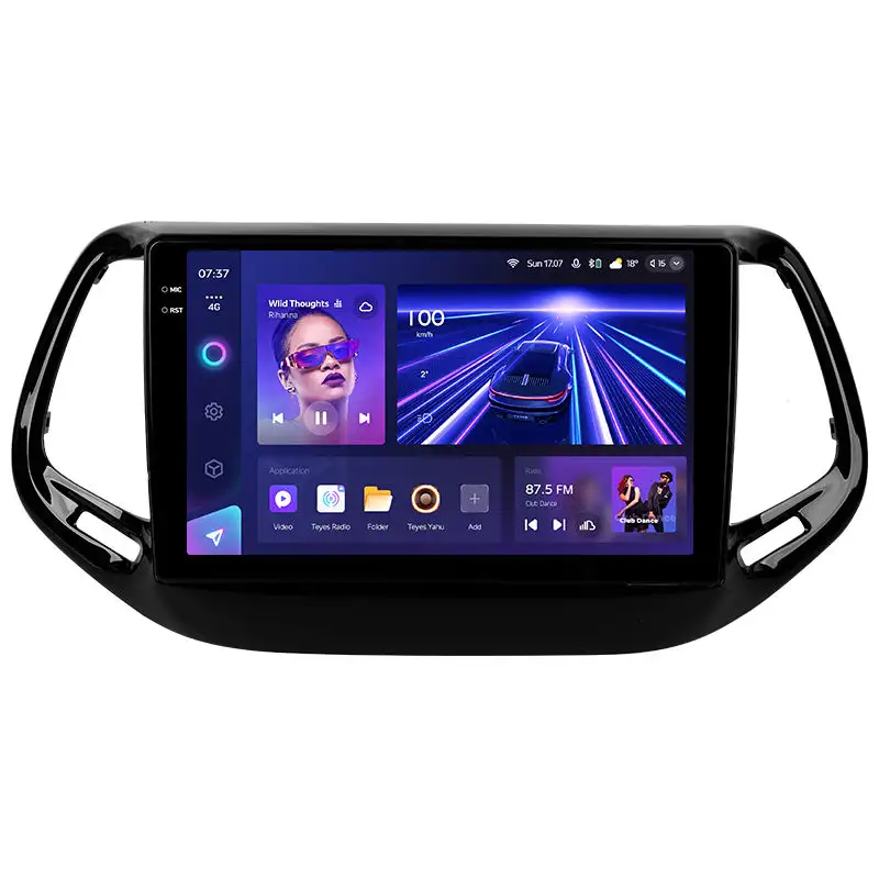 TEYES-Autoradio Android 10 non 2din 2, CC3L, CC3 2K, lecteur multimédia vidéo, navigation GPS stéréo, pour Jeep Compass 2 MP 2016 - 2018