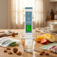 Testeur de pH portable en gros avec rétroéclairage, stylo de test numérique du pH, instrument d'auto-étalonnage pour aquarium