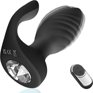 Remote Control Silicone <strong>Anal</strong> Butt Plug Vibrator-10 Vibration Modes <strong>100</strong>% Waterproof Adult Sex Toys for Women and Couples - Product Image 2