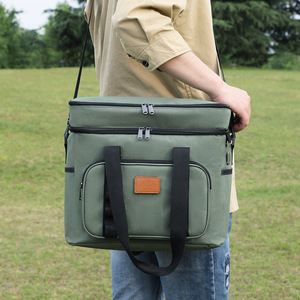 Bolsa Térmica Aislada de Doble Capa y Gran Capacidad, Bolsa de Picnic Portátil, Bolsa para Equipo de Pesca, Bolsa Térmica Cruzada, Nevera Portátil - Product Image 6
