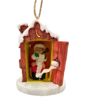 Père Noël en résine, décorations de Noël, artisanat en résine