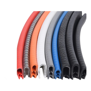 Factory Wholesale Car <strong>Door</strong> U Edge Decorative <strong>Strip</strong> with Steel Insert <strong>PVC</strong> <strong>Sealing</strong> Gasket Heat Resistant Custom Shape Cutting - Product Image 2