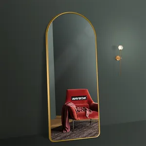 Groothandel gemonteerd volledige lengte spiegel-Waybom Hot Koop 60X180Cm Muur Slaapkamer Boog Volledige Lengte Dressing Spiegel
