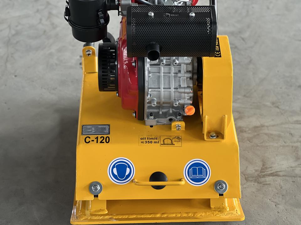 173F diesel Engine Powered Plate Compactor for Construction Machine Use ...