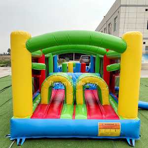 Toboggan gonflable de videur de jeux d'obstacles de piscine d'eau pour des enfants adultes utilisation humide PVC loyer toboggan de maison de rebond extérieur - Product Image 3