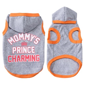 MOMMY'S PRINCE CHARMING Basketball Sports Style Pet Dog Hoodie <span class=keywords><strong>Blanc</strong></span> Hiver Printemps Coton Vêtements pour Petits Chiens pour Automne - Product Image 3