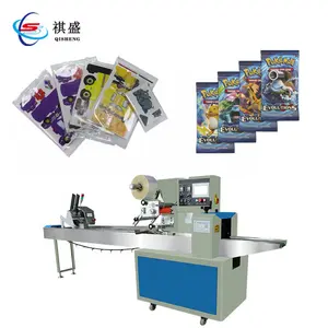 Automatic Card Plastic Paper Package Packing Machine Flow Wrapping Machine For Sorted Cards Collection