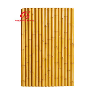 Décoration <span class=keywords><strong>extérieure</strong></span> sans couture Poteaux <span class=keywords><strong>de</strong></span> clôture en plastique <span class=keywords><strong>bambou</strong></span> artificiel Produit écologique fabriqué à partir <span class=keywords><strong>de</strong></span> <span class=keywords><strong>bambou</strong></span> brut pour la décoration intérieure <span class=keywords><strong>de</strong></span> villas - Product Image 4