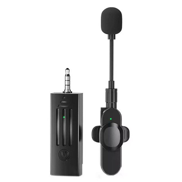 2026 New Arrival K35D 3.5mm Jack 2.4Ghz BT5.2 Lavalier Wireless Microphone With 60 Meter Distance