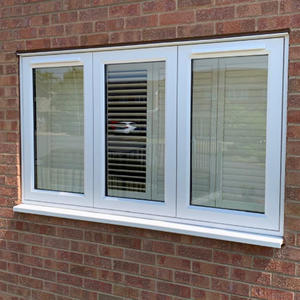 <span class=keywords><strong>Ventanas</strong></span> de PVC de Doble Acristalamiento con Rejillas y Claraboyas, Modernas, de Vidrio Templado y Vinilo UPVC, Fabricadas por OEM al por Mayor - Product Image 3