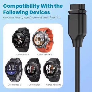 Câble de charge USB A Type-C pour montre connectée Coros Pace <span class=keywords><strong>2</strong></span> 3/Coros <span class=keywords><strong>Apex</strong></span> <span class=keywords><strong>2</strong></span> Pro/Coros Vertix/Coros Vertix <span class=keywords><strong>2</strong></span> - Product Image 3