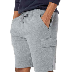 Nouveauté : Shorts de sport pour hommes en tissu maille tricotée respirant, écologique, avec cordon de serrage, logo personnalisé, séchage rapide, prix bas - Product Image 4