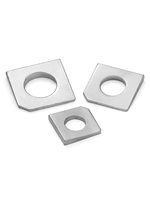 GB853 Square Taper Washer, Carbon Steel / 304 Stainless Steel Square Bevel Washer for Channel Steel