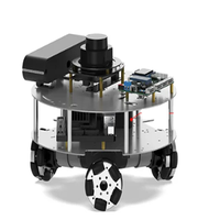 Robot ROS2 con IA, Modelo Grande para Educación, Dirección Diferencial Ackermann, Vehículo Autónomo Inteligente, Motor Raspberry Pi WD550