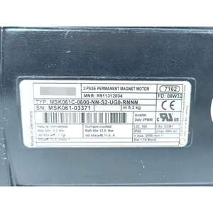 Tout neuf, 100% original, servomoteur synchrone MSK061C-0600-NN-S2-UG0-RNNN, 8,0 Nm, 6000 tr/min - Product Image 1
