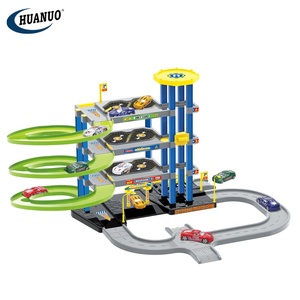 Filles Rail <span class=keywords><strong>Parking</strong></span> Jouets Enfants Faire semblant Intérieur DIY Ville Garage <span class=keywords><strong>Parking</strong></span> Aventure Jouets Piste Ensemble Avec Voitures & Avions - Product Image 5