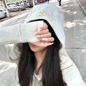 <span class=keywords><strong>Felpa</strong></span> <span class=keywords><strong>in</strong></span> <span class=keywords><strong>pile</strong></span> <span class=keywords><strong>con</strong></span> cappuccio e <span class=keywords><strong>zip</strong></span> a maniche lunghe slim fit per sport, primavera autunno inverno - Product Image 1